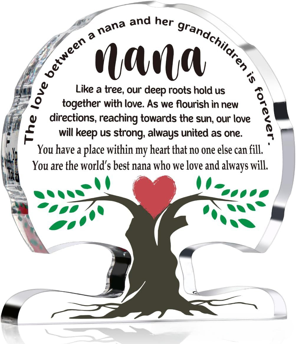 Wholesale of Acrylic Tree Shaped Ornaments for Mother's Day and Father's Day